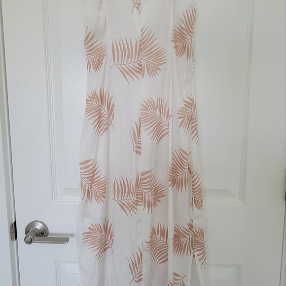 Slip Dress M White and Dust Pink NEW - Picture 3 of 5